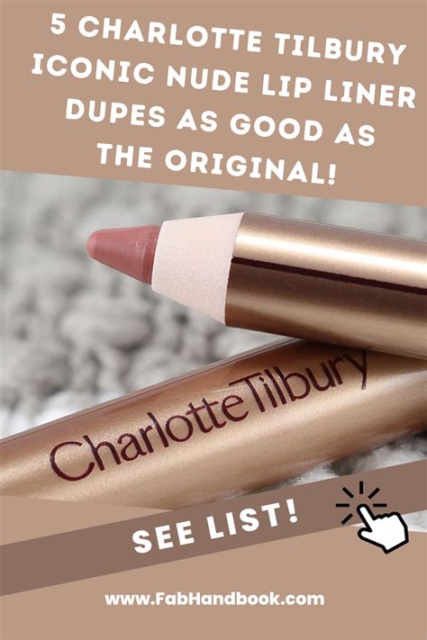 charlotte tilbury iconic nude dupe|Charlotte Tilbury Dupes: 8 SPOT